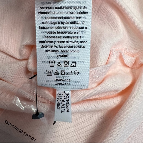 Tommy Hilfiger Women’s Pink Long Sleeve Polo Top Size XL - Picture 9 of 12